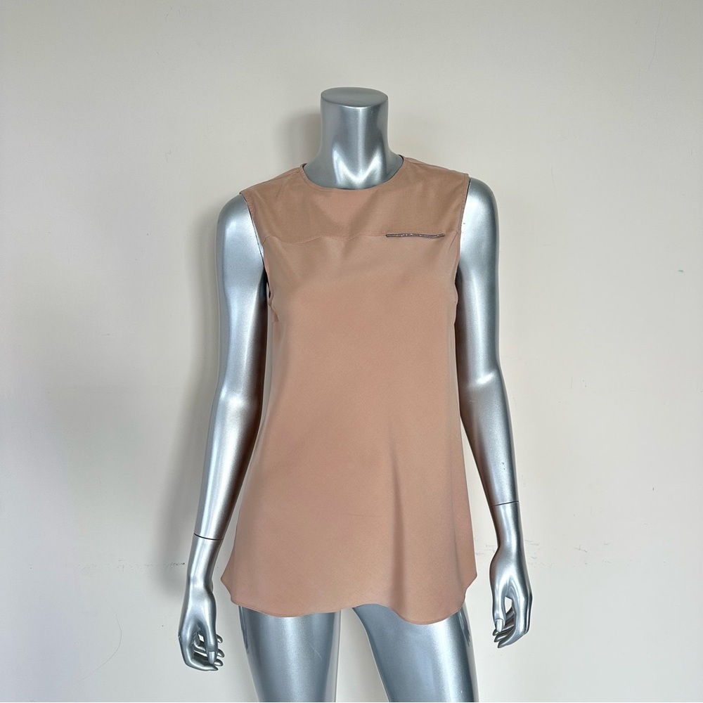 Brunello Cucinelli women silk blouse size S Authentic